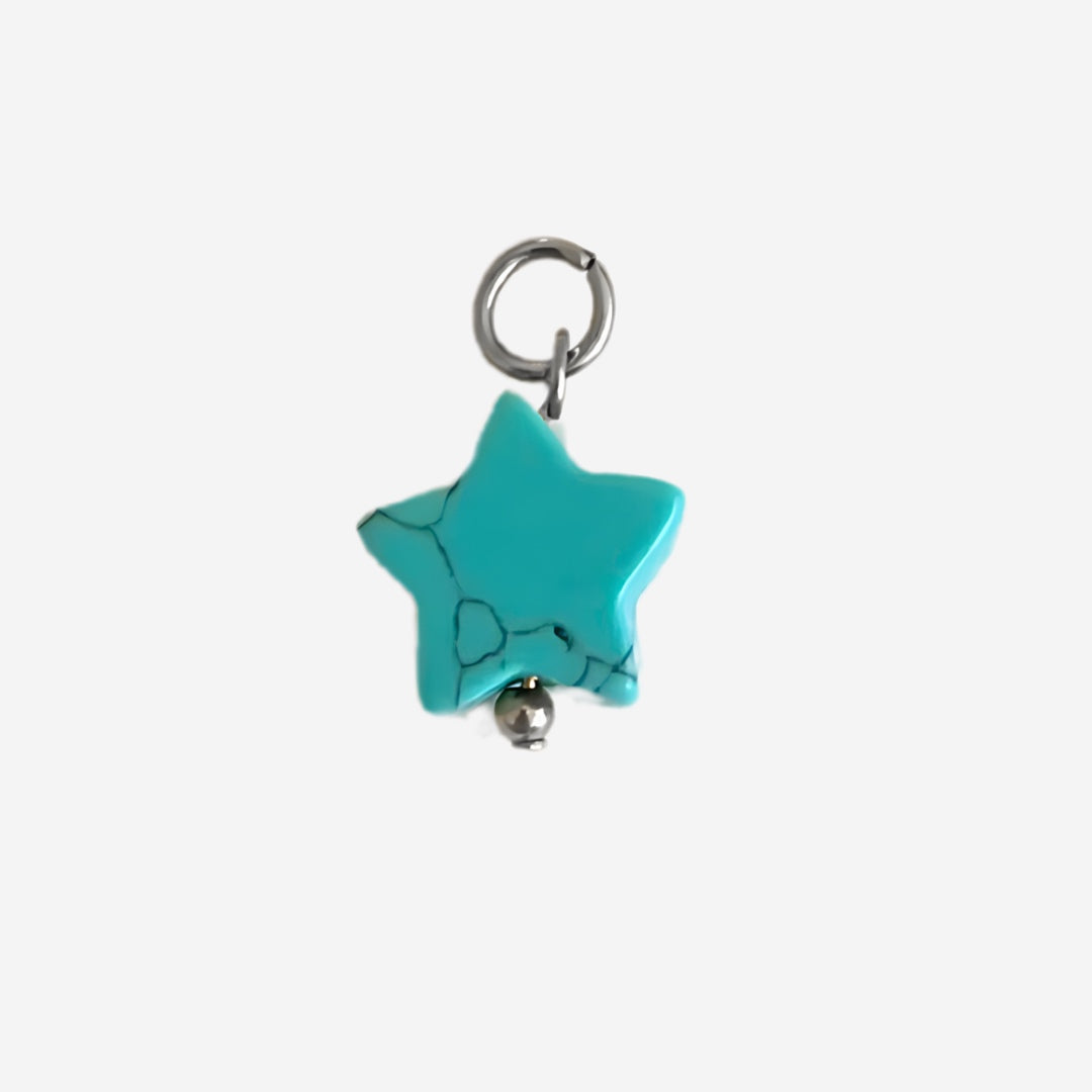 Charm Turquoise Star